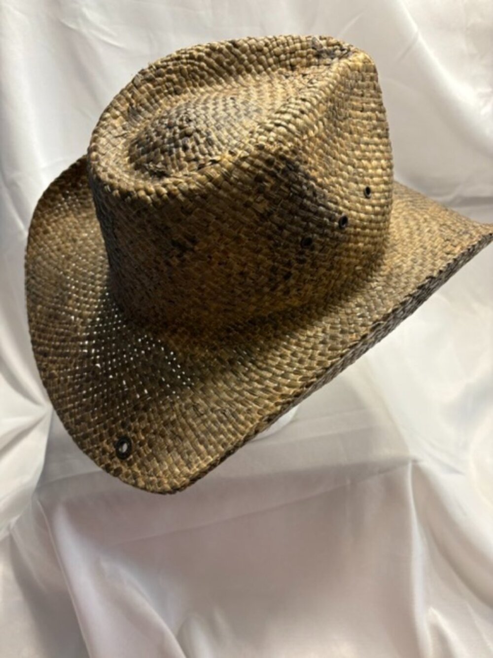 Peter Grimm Brown Straw Cowboy Hat